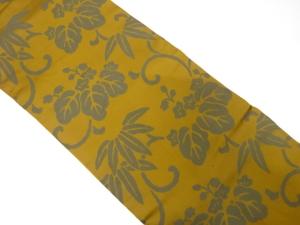 アンティーク　桐唐草模様織り出し名古屋帯（着用可）